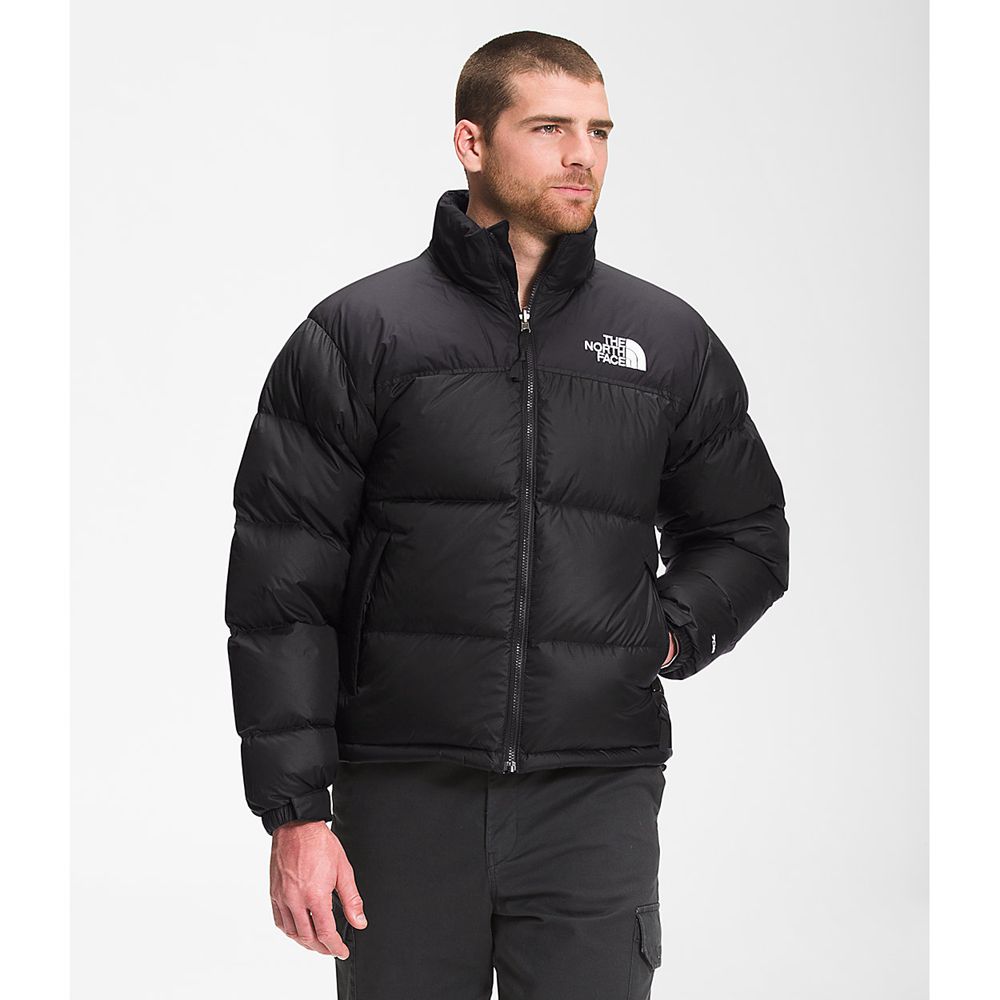 The North Face Nuptse Jacket Mens Australia - The North Face 1996 Retro Black (UVE-079851)